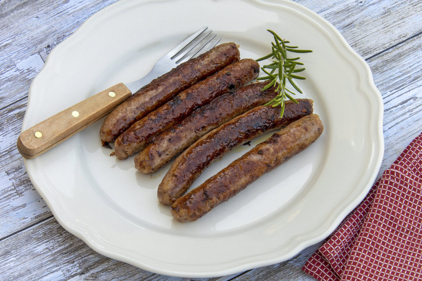 Chipolatas au air fryer - En-tete