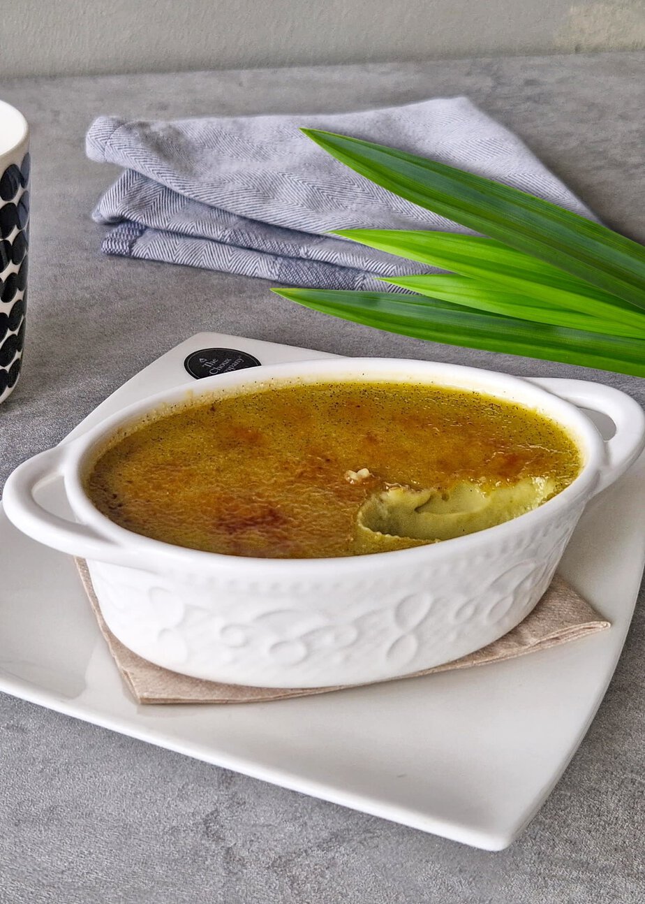 Crème brûlée au pandan