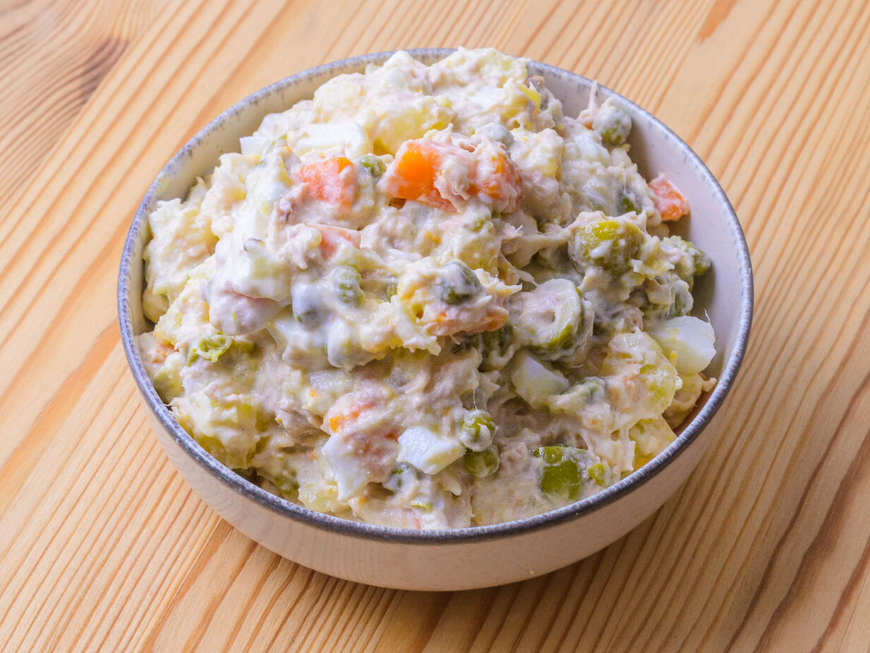 Ensaladilla rusa (salade espagnole au thon) - En-tete