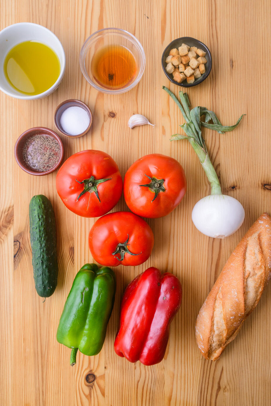 Gaspacho andalou - Ingrédients