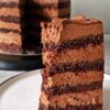 Gâteau au chocolat vegan sans gluten à la mangue - En-tete