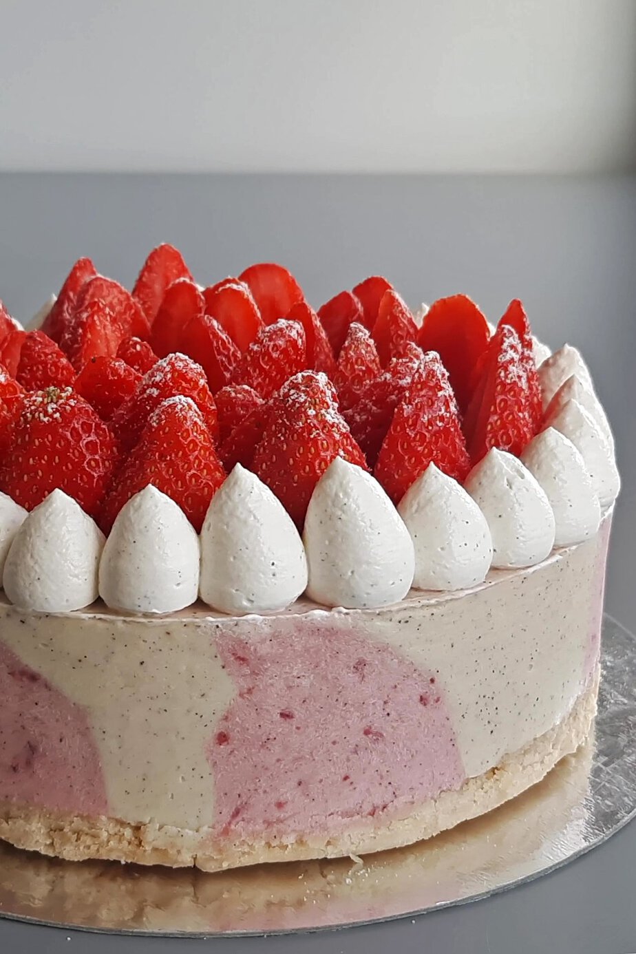 Gâteau aux fraises sans gluten