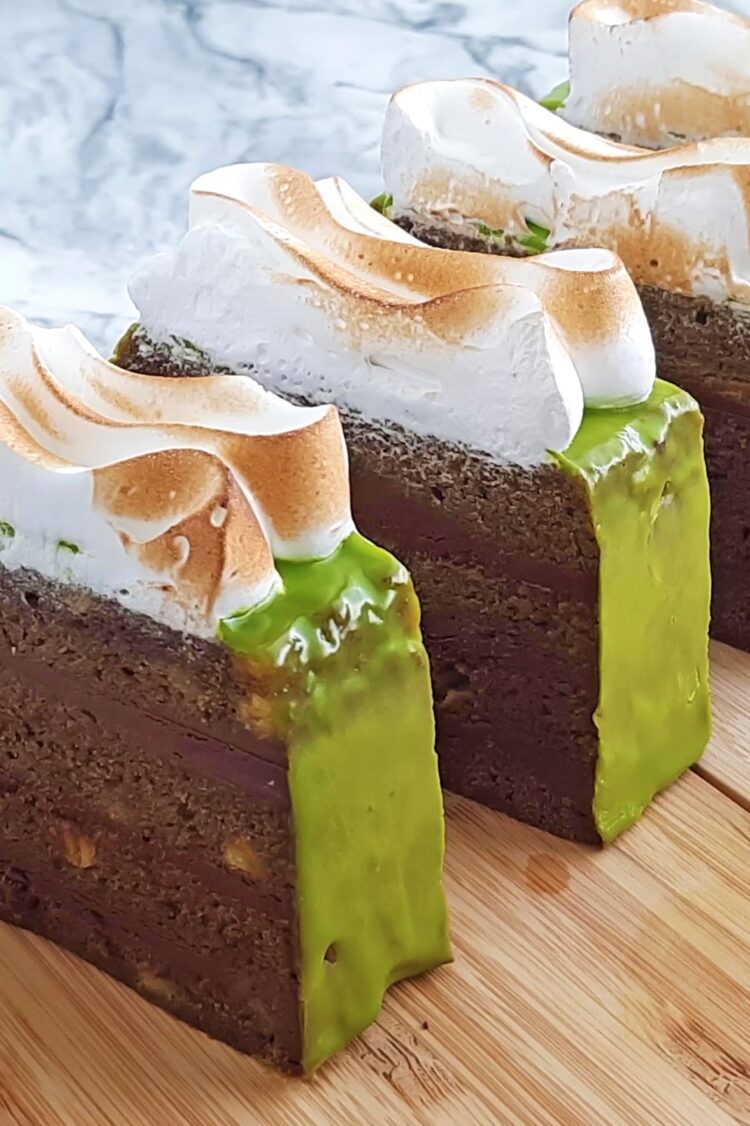 Gâteau banane matcha (sans gluten) - En-tete
