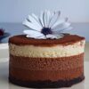 Gâteau mousse au chocolat vegan à 3 couches (sans gluten) - En-tete
