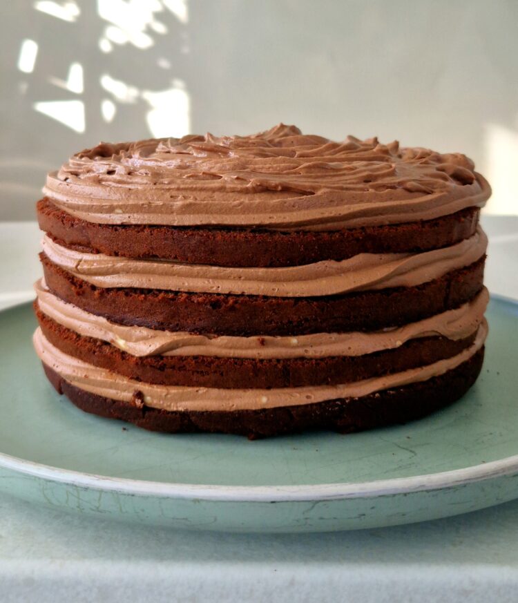 Génoise au chocolat sans gluten - En-tete