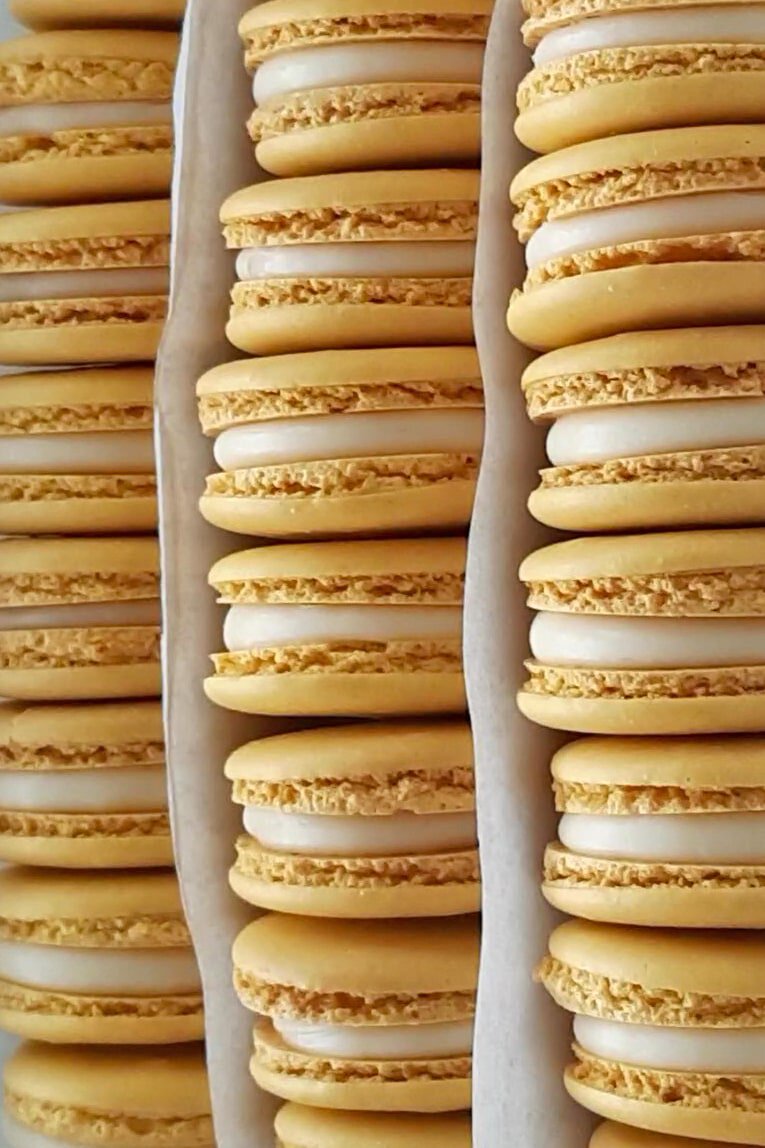 Macarons sans lactose à la crème au citron