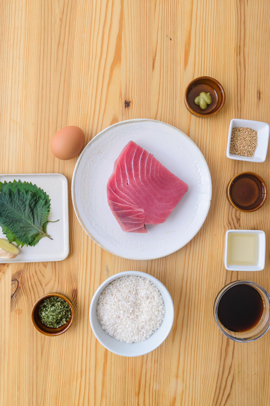 Maguro zuke don - ingrédients