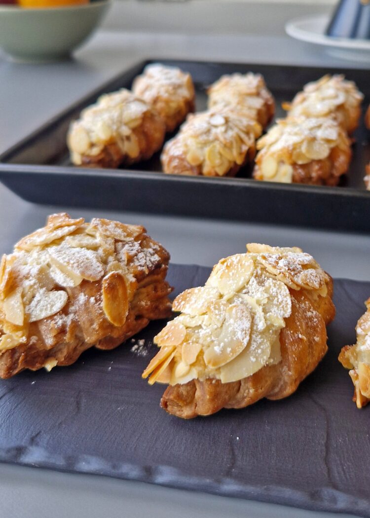 Mini croissant aux amandes vegan sans gluten - En-tete