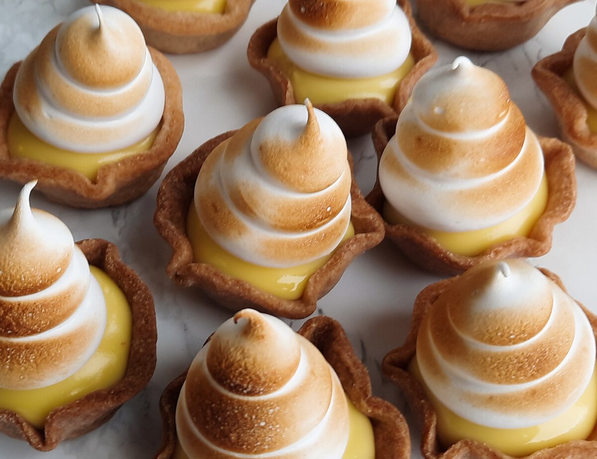 Mini tarte au citron meringuée