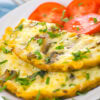Omelette au air fryer - En-tete