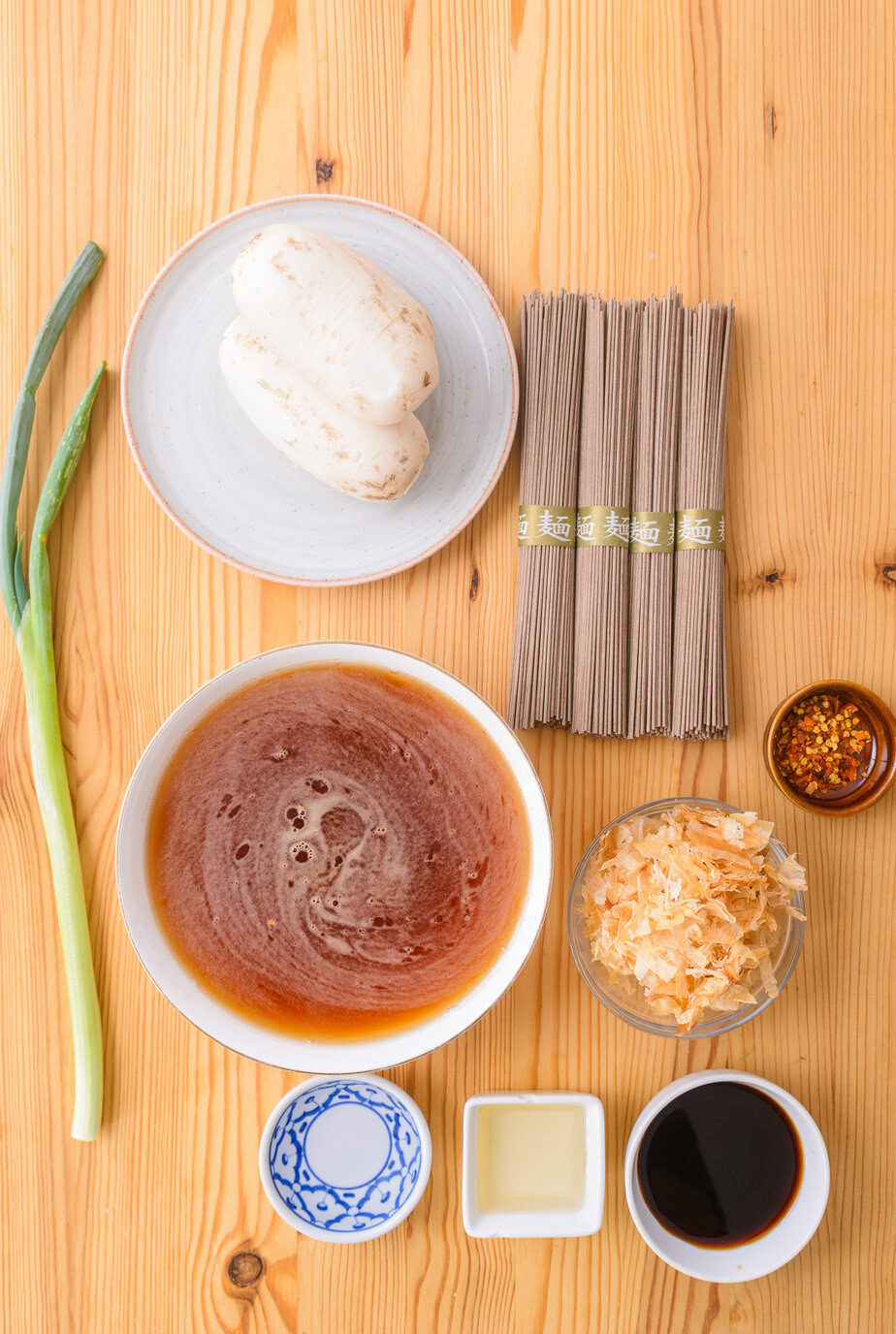 Oroshi soba - Ingrédients