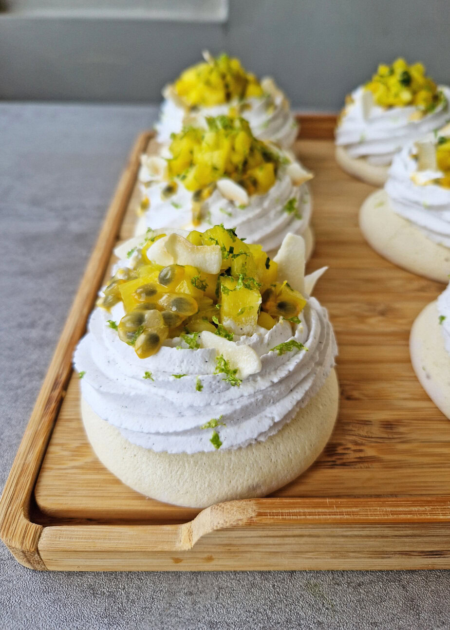 Pavlova vegan (sans gluten) - En-tete