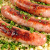 Saucisse de Toulouse au air fryer - En-tete