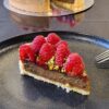 Tarte sans gluten frangipane pistache-amande et framboise - En-tete