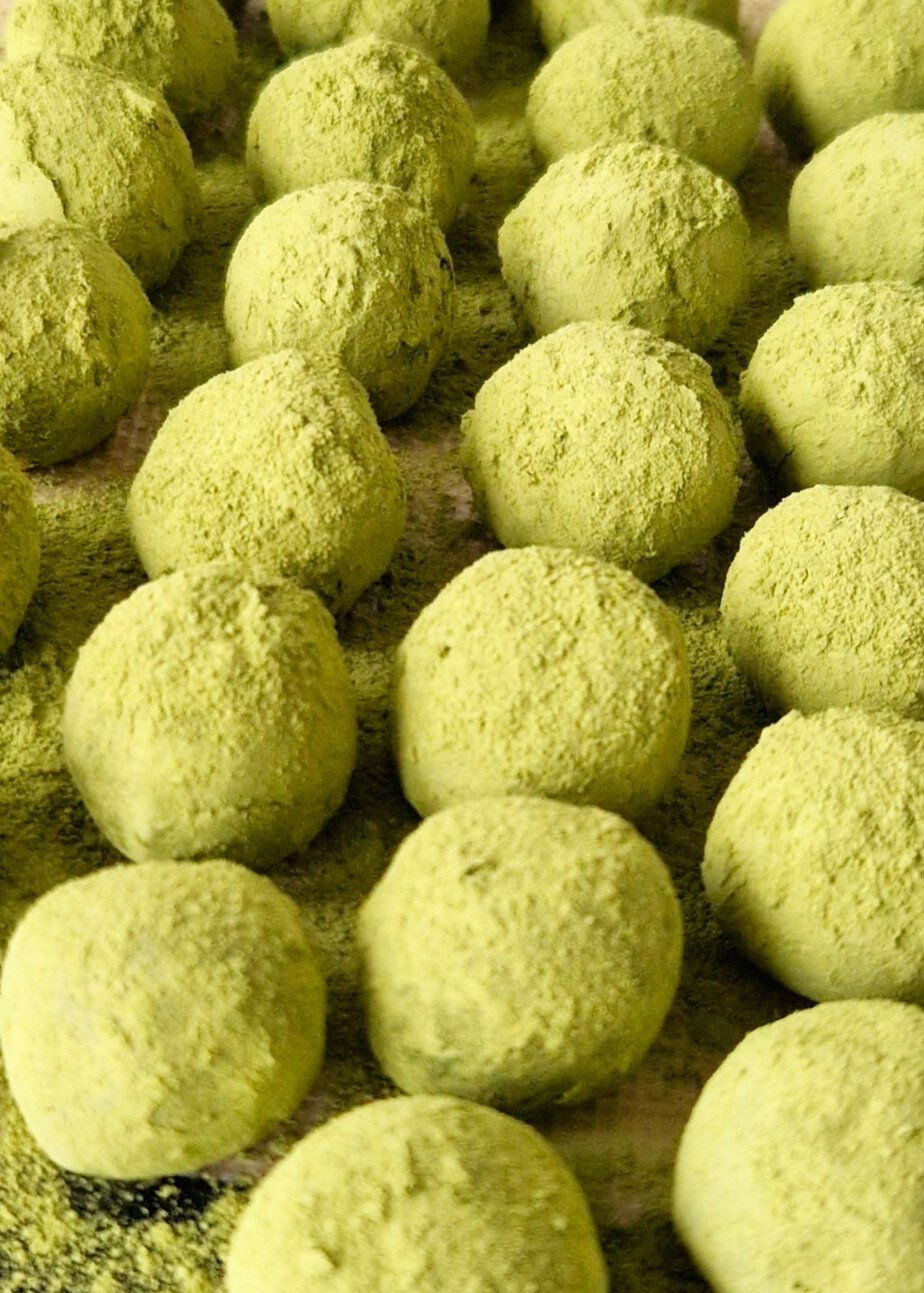 Truffes au matcha