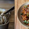 Zaru soba et boeuf aux oignons chinois