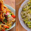 Yakisoba et kongnamul muchim