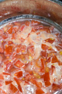 Dahl de lentilles corail - Porter à ébullition.