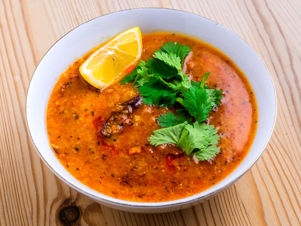 Dahl de lentilles corail - En-tete