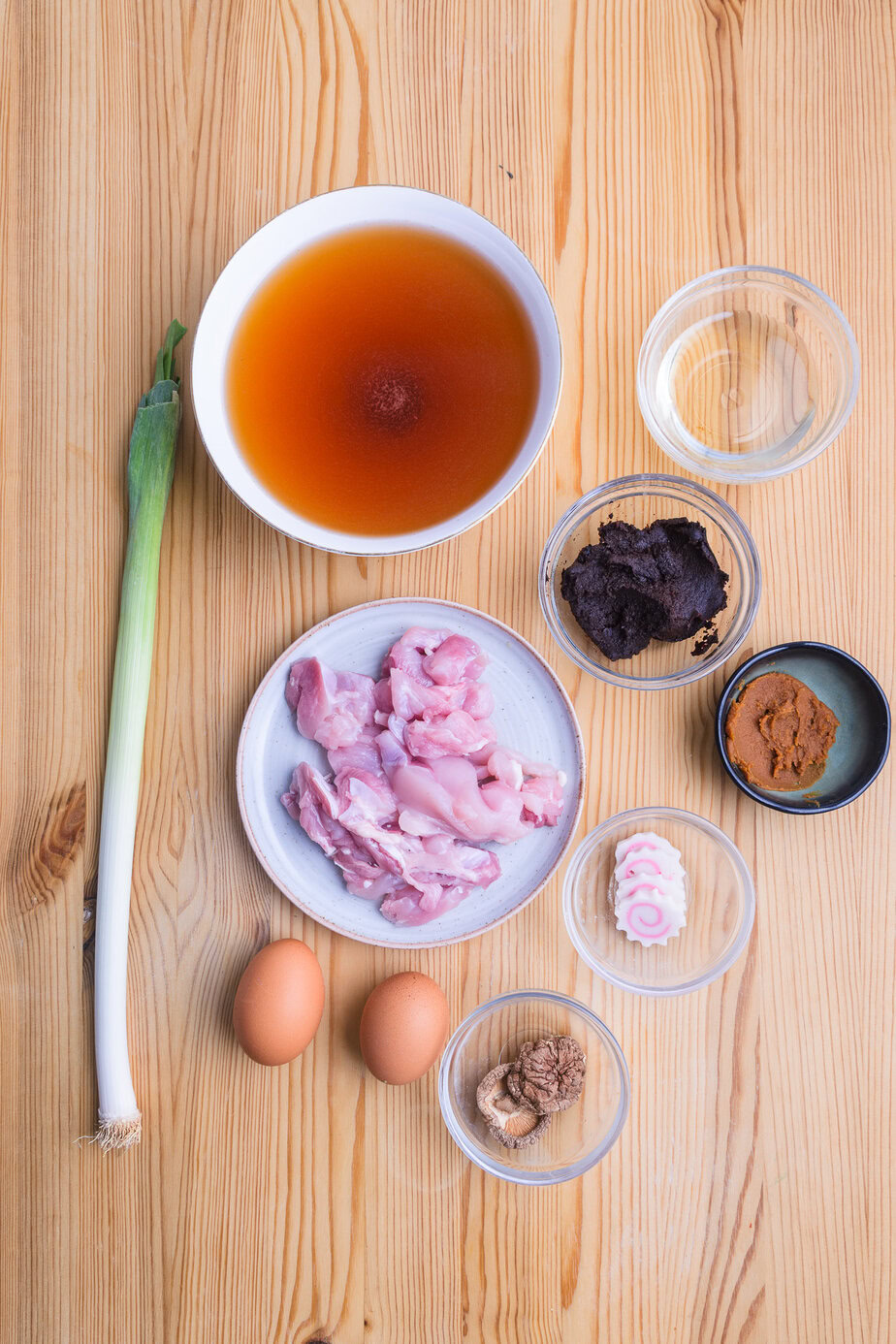 Miso nikomi udon - Ingredients
