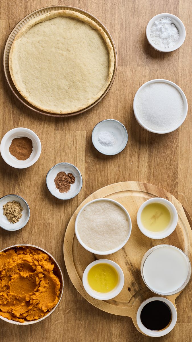 The main ingredients in the pie