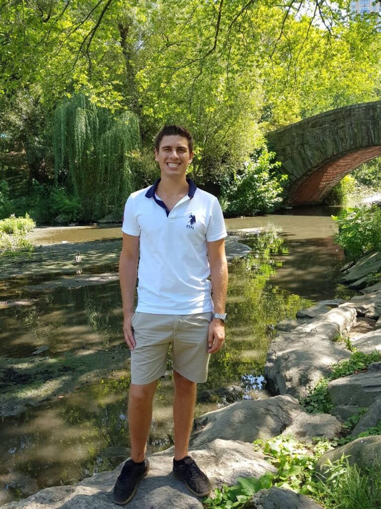 Marc Winer i Central Park, New York, i 2017