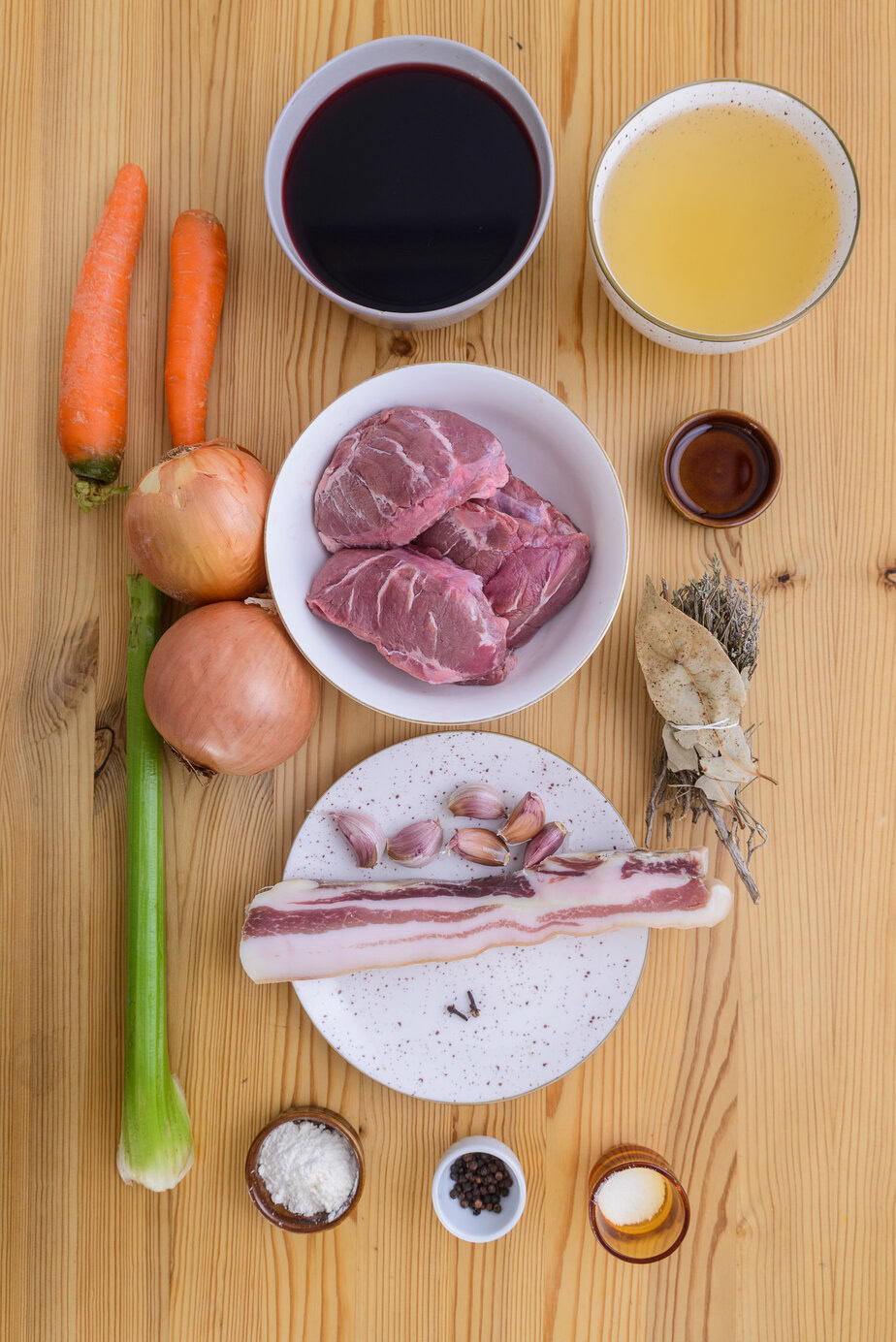 Joues de porc braisées - Ingrédients