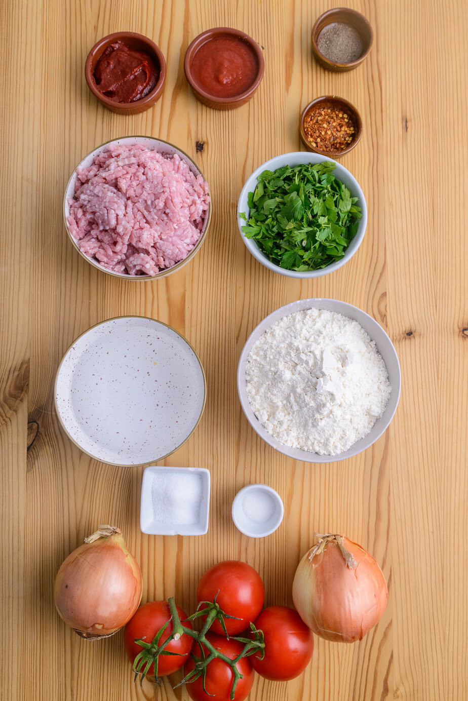 Lahmacun - Ingrédients