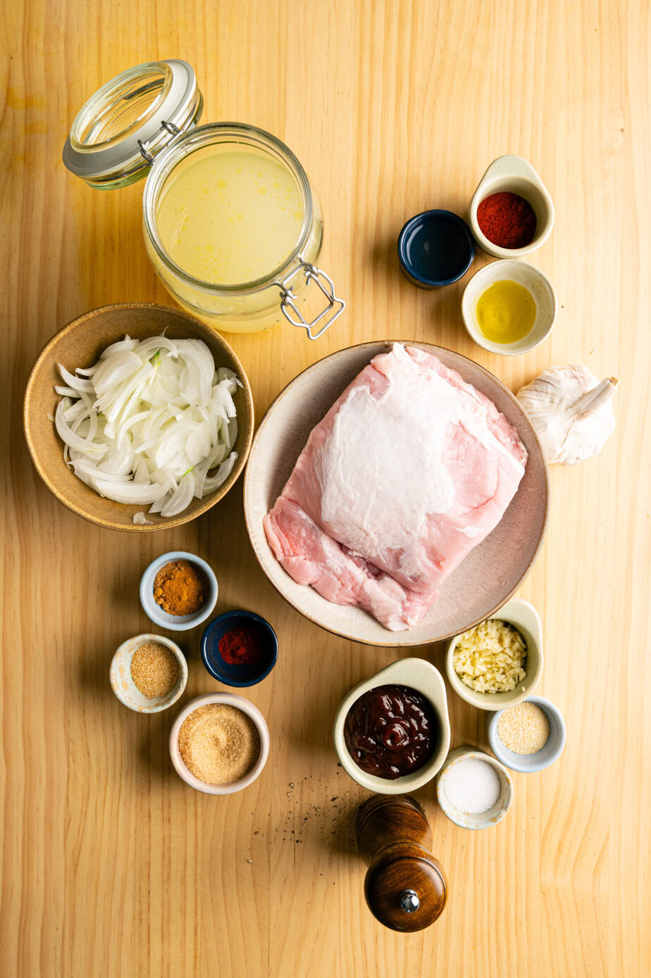 Pulled pork (porc effiloché) - Ingrédients