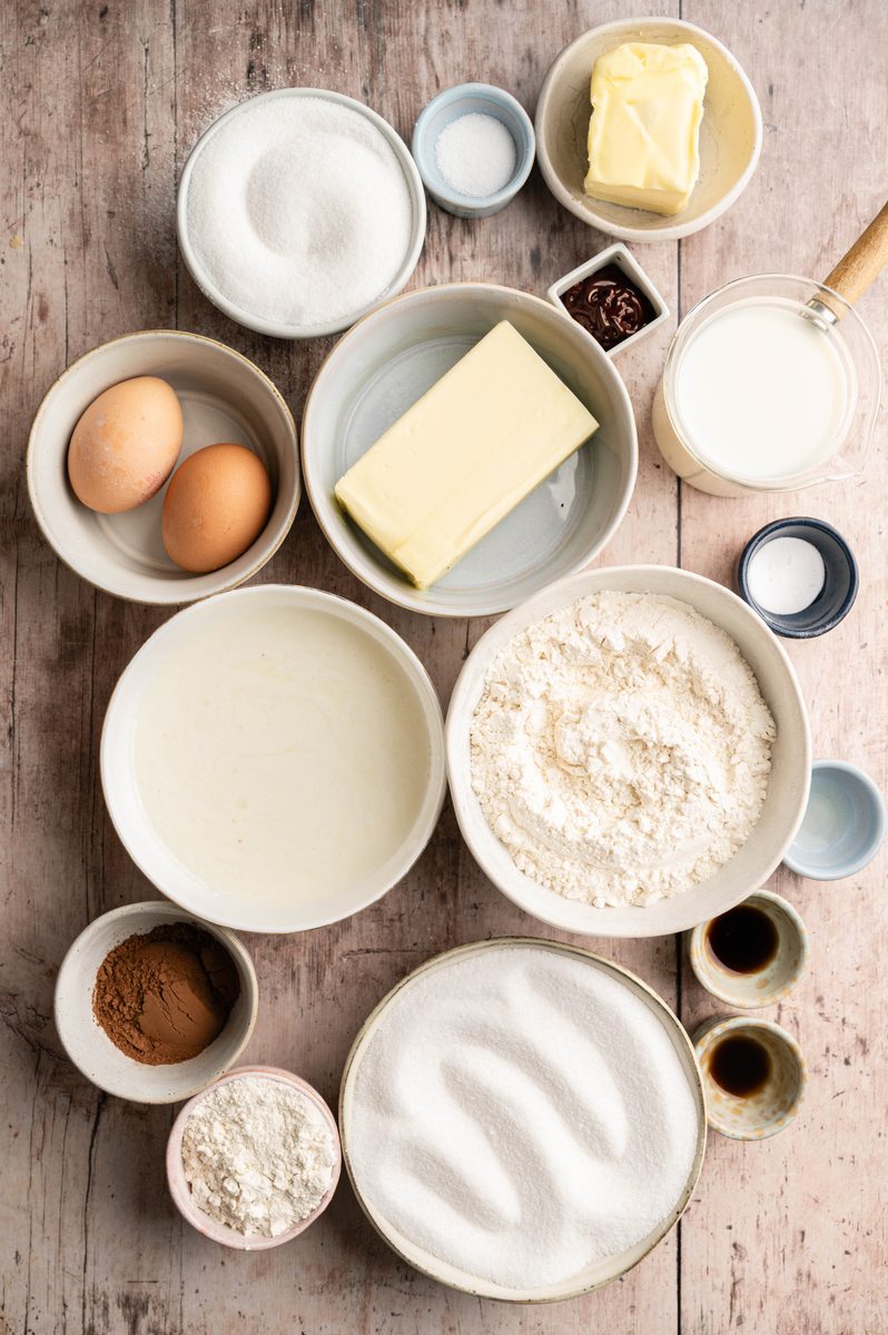 The key ingredients in red velvet