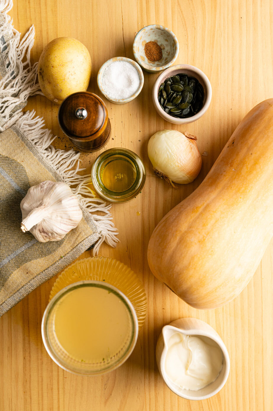 Soupe de butternut - Ingrédients