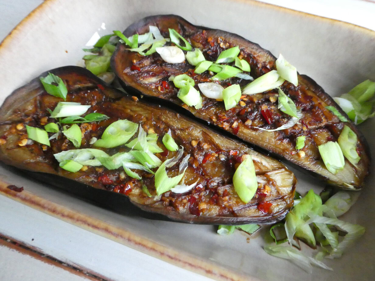 Aubergine teriyaki