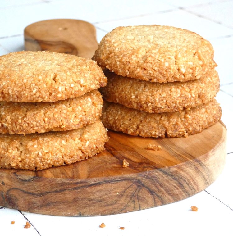 Biscuits aux amandes sans gluten - En-tete