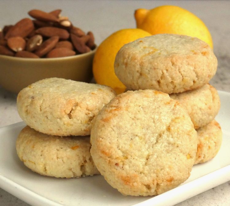 Biscuits citron amande sans gluten - En-tete