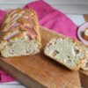 Cake keto à la rhubarbe - En-tete