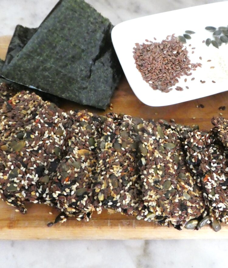 Crackers aux graines de lin (keto) - En-tete