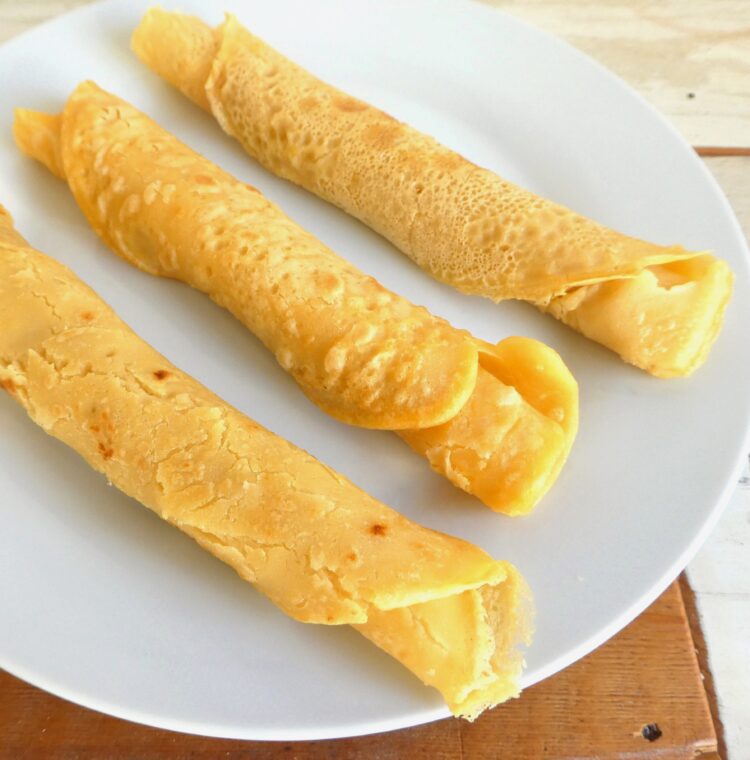 Crêpes à la farine de pois chiches - En-tete
