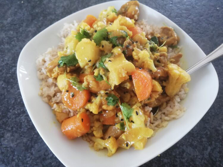 Curry de poulet crémeux - En-tete