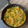 Curry indien de poulet aux épinards - En-tete
