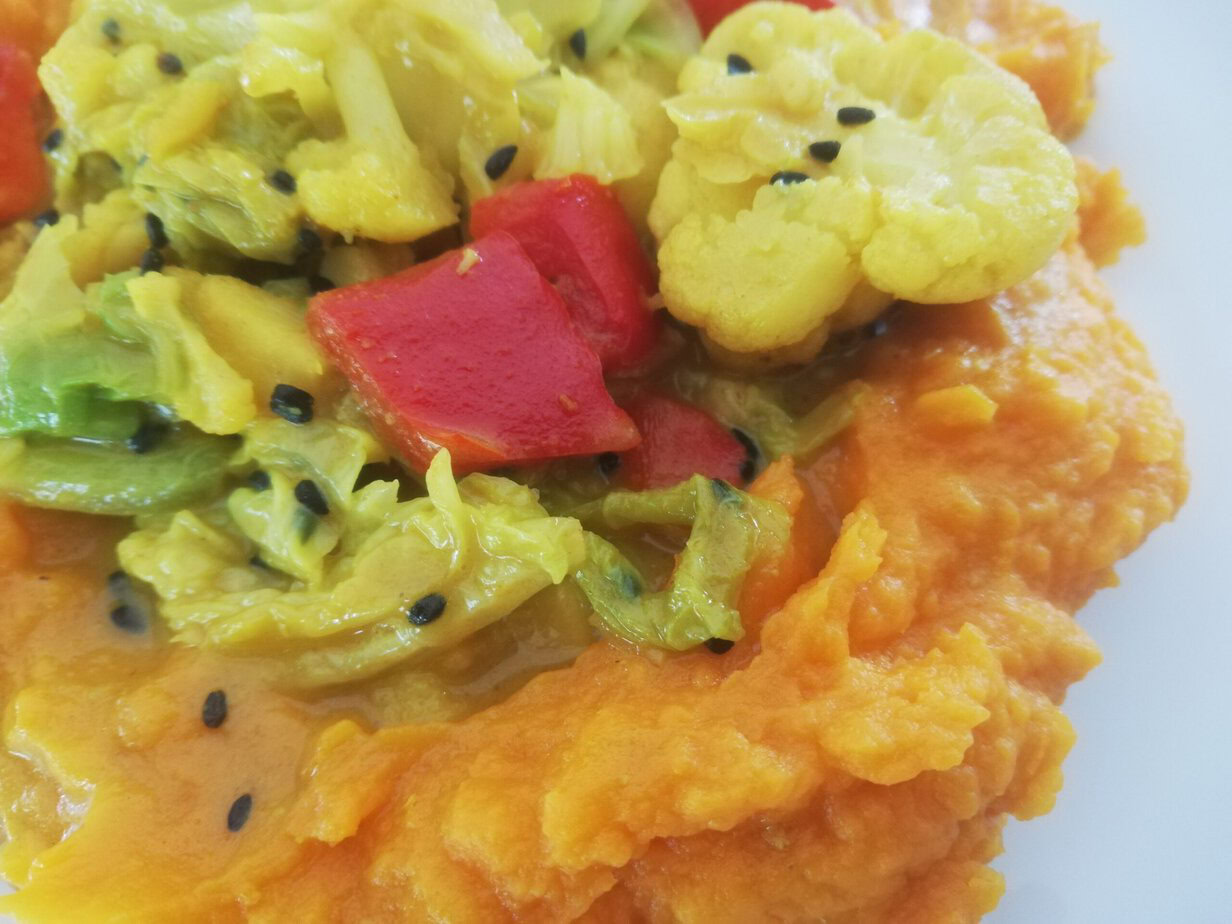 Curry de poisson doux au lait de coco - En-tete