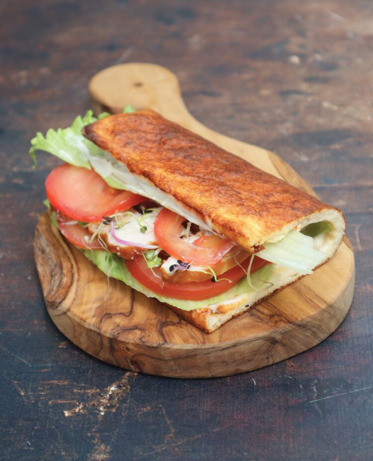 Flatbread au cottage cheese (keto) - En-tete