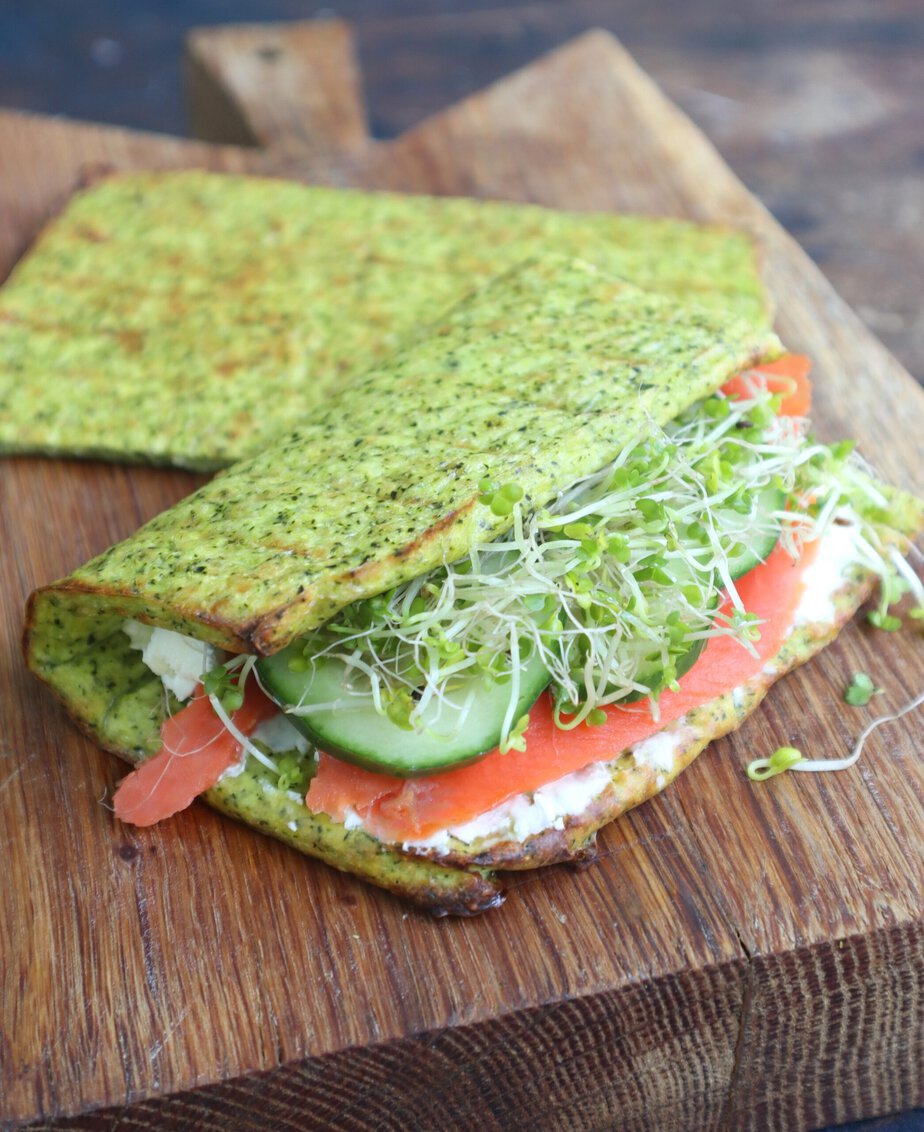 Flatbread de courgette (keto) - En-tete