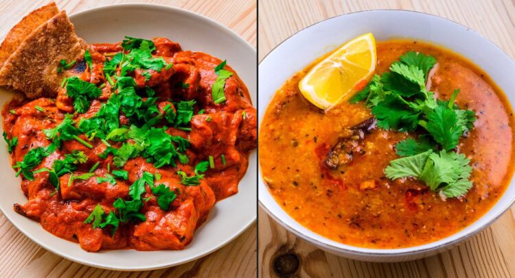 Butter chicken et dahl de lentilles corail