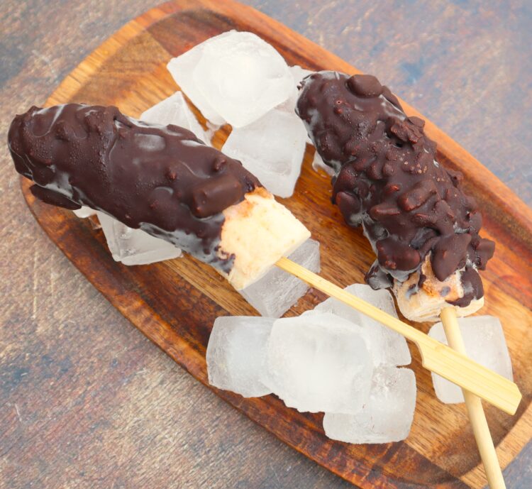 Glace banane au chocolat - En-tete
