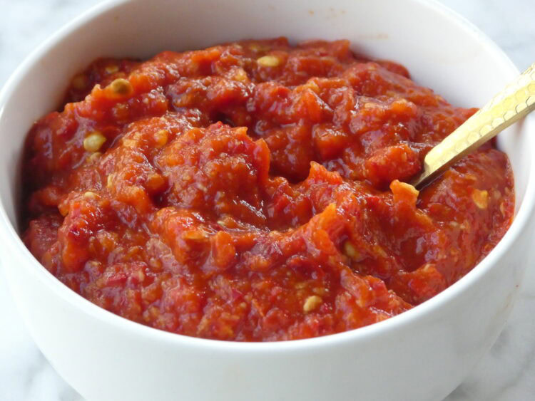 Harissa aux poivrons rôtis - En-tete