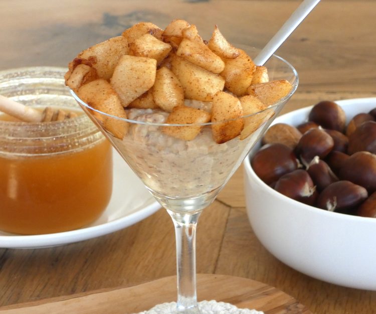 Mousse de marron au mascarpone, poire et cannelle - En-tete