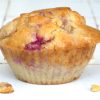 Muffins framboise et chocolat blanc à la farine d'amande - En-tete