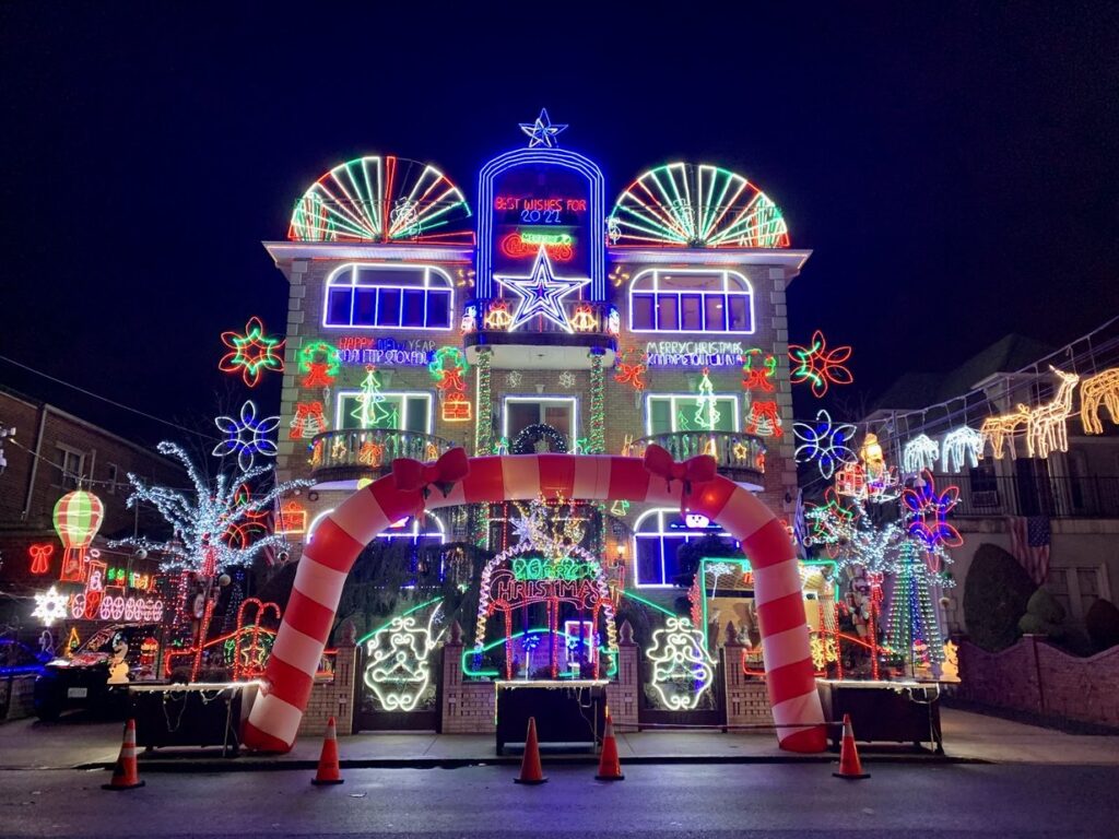 Dyker Heights, New York, décembre