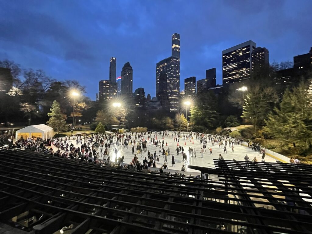 Wollman Rink, New York, décembre