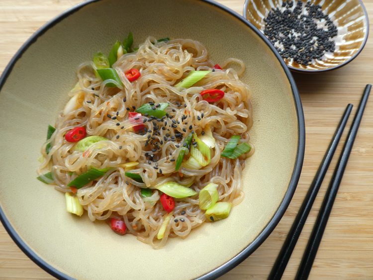Nouilles shirataki façon teriyaki - En-tete